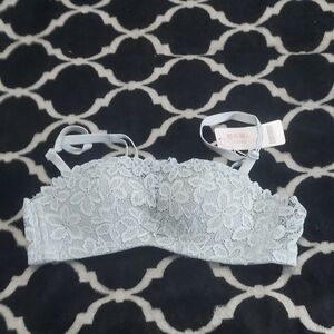 shein‎ Lace Bra in Light Blue 34A